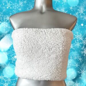 🆕Cozy Reversible Sherpa Cable Knit Tube Gaiter